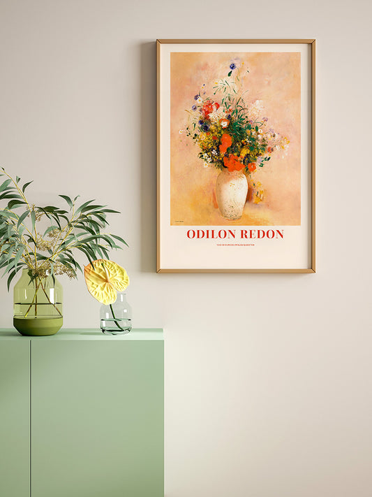 Odilon Redon Vase Of Flowers Poster - Giclée Baskı