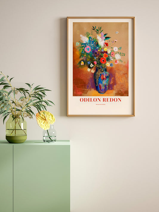 Odilon Redon Bouquet Of Flowers Poster - Giclée Baskı