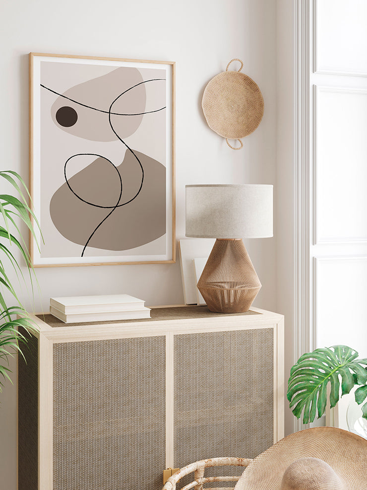 Trait Abstrait N4 - Art Print