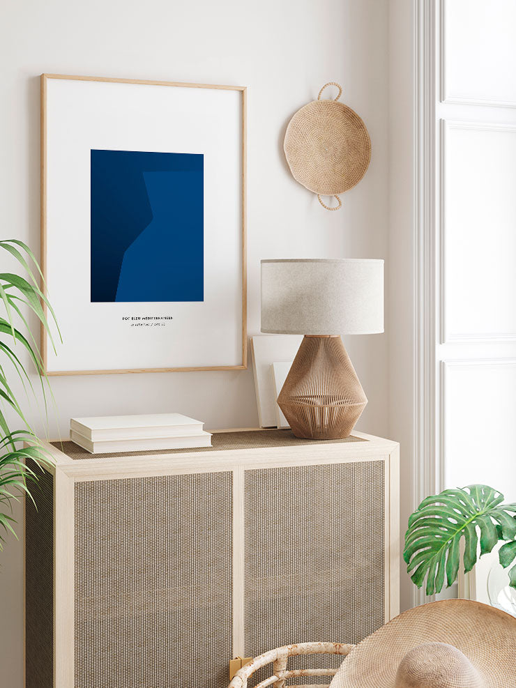 Pot Bleu Méditerranéen - Art Print Ürün ikincil görseli