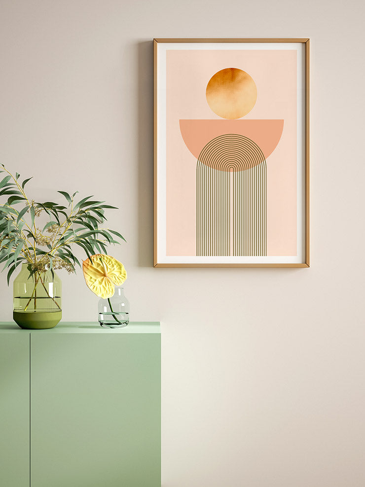 Golden Arch 1 - Art Print Ürün ikincil görseli