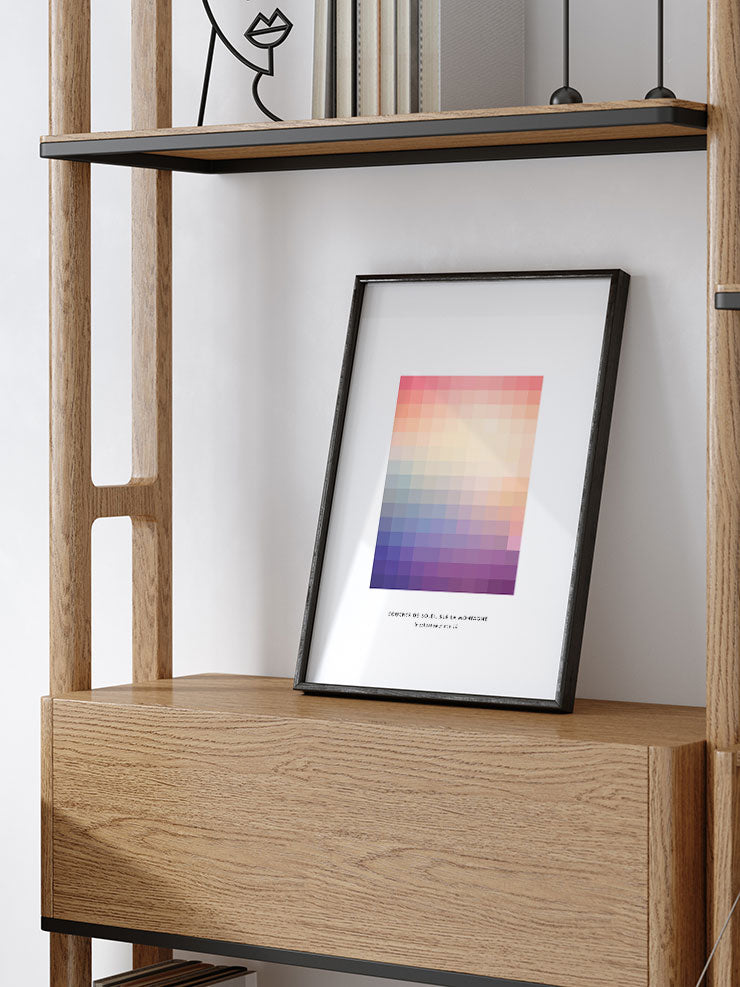 Coucher De Soleil Sur La Montagne - Art Print