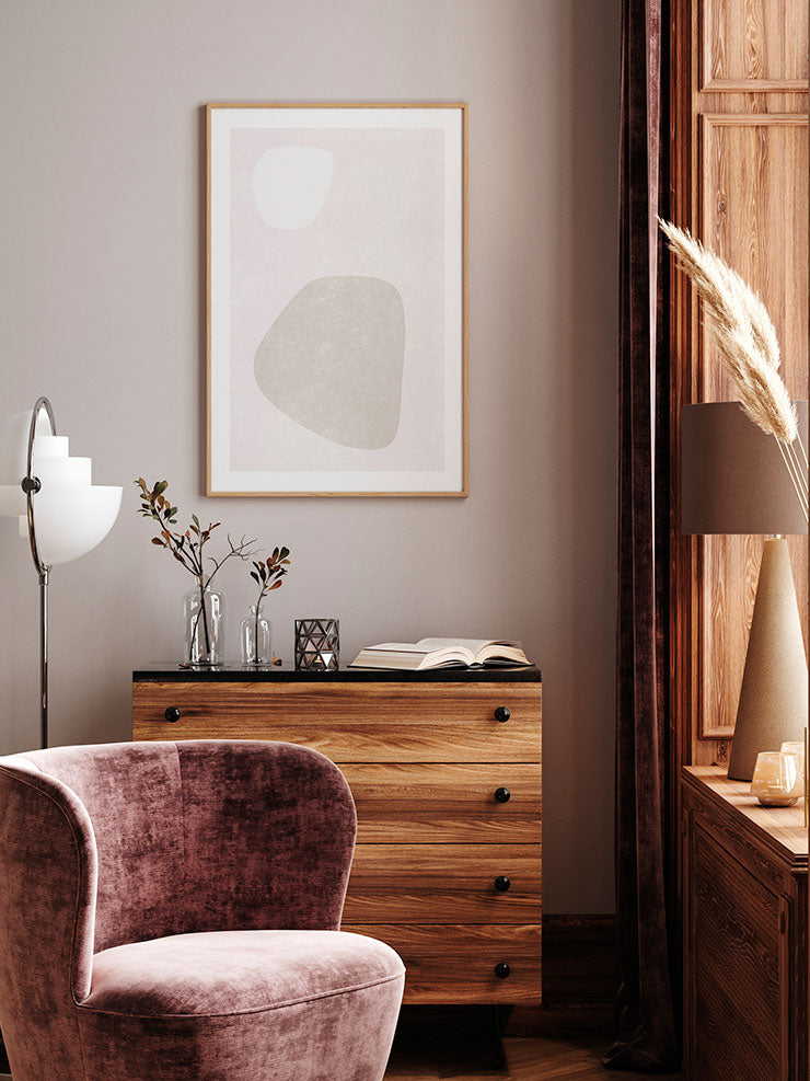 Creamy Shapes - Art Print Ürün ikincil görseli