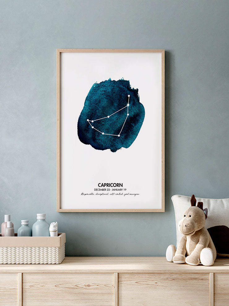 Oğlak Burcu - Art Print  Poster