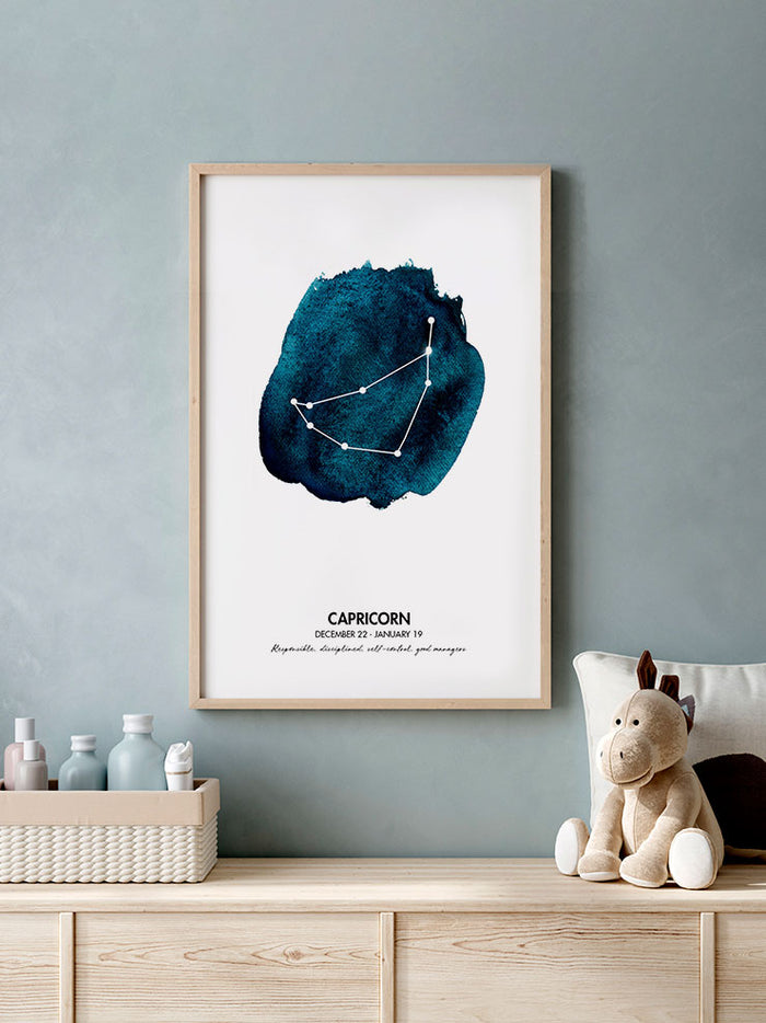 Oğlak Burcu - Art Print  Poster