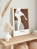 Ohara Koson Goose At Full Moon - Art Print