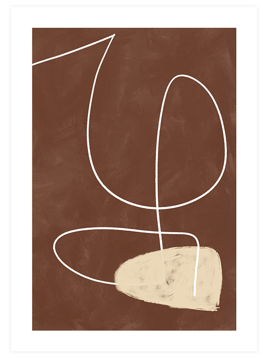 Organic Lines 2 - Art Print