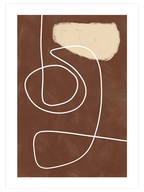 Organic Lines 1 - Art Print