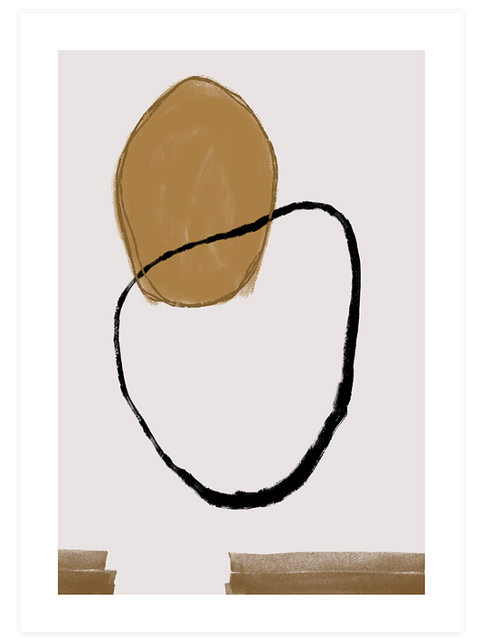 Painted Abstract - Art Print