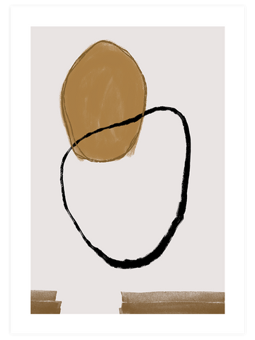 Painted Abstract - Art Print