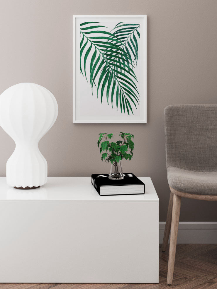 Palmiye Ağacı Yaprakları N1 - Art Print Ürün ikincil görseli