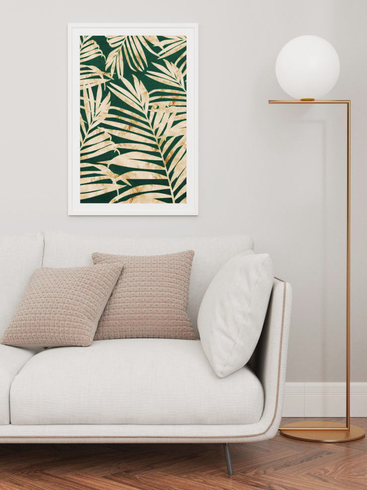 Palmiye Yaprakları N3 - Art Print