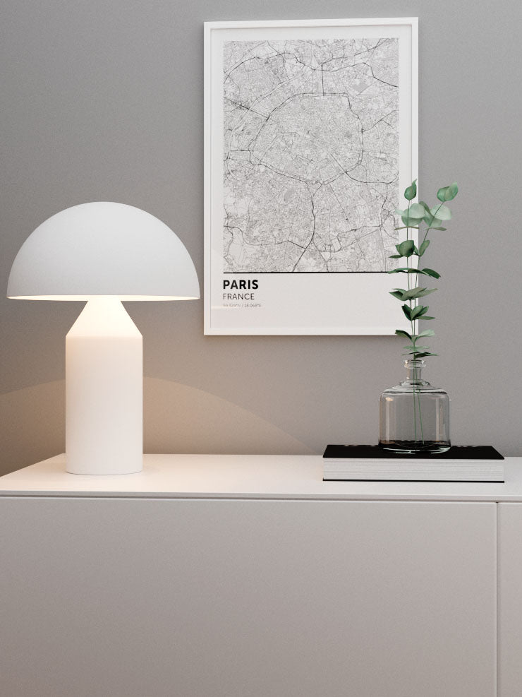 Paris Haritası - Art Print Ürün ikincil görseli