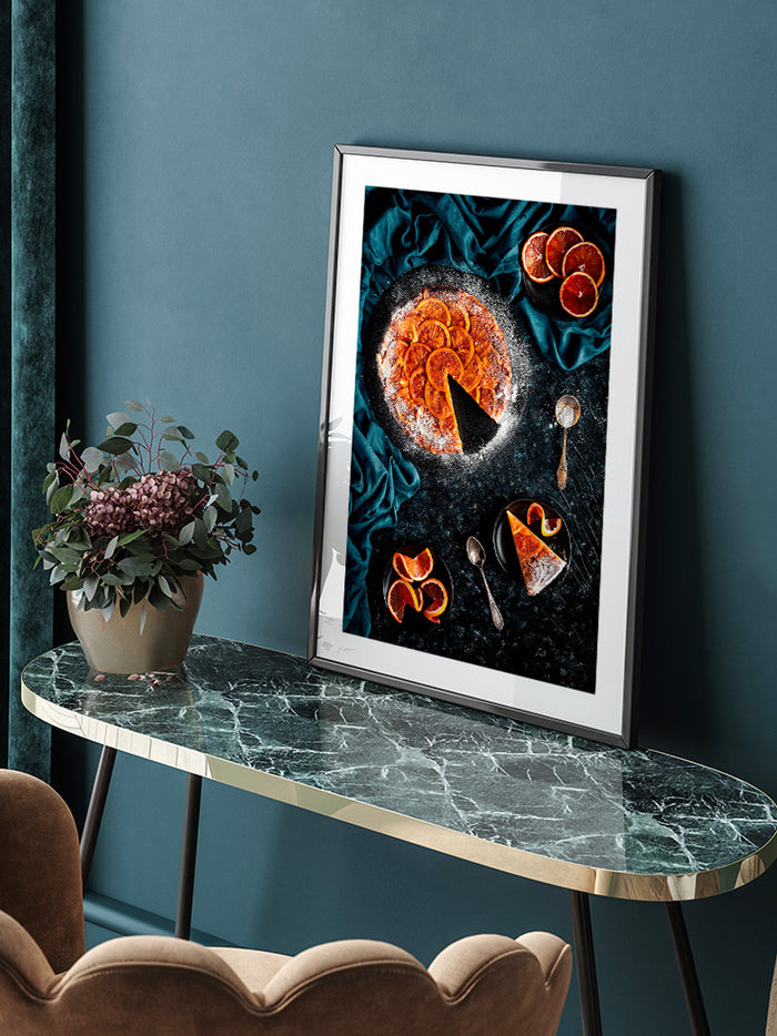 Orange Pie - Art Print  Poster