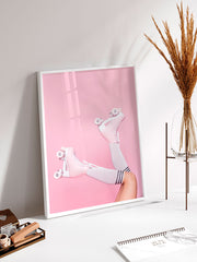 Pink Roller - Fine Art Poster
