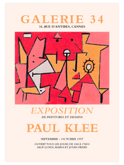 Paul Klee Afiş N15 Poster - Giclée Baskı