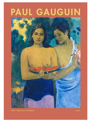 Paul Gauguin Two Tahitian Women - Art Print