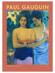Paul Gauguin Two Tahitian Women - Fine Art Poster