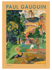 Paul Gauguin Landscape with Peacocks - Fine Art Poster