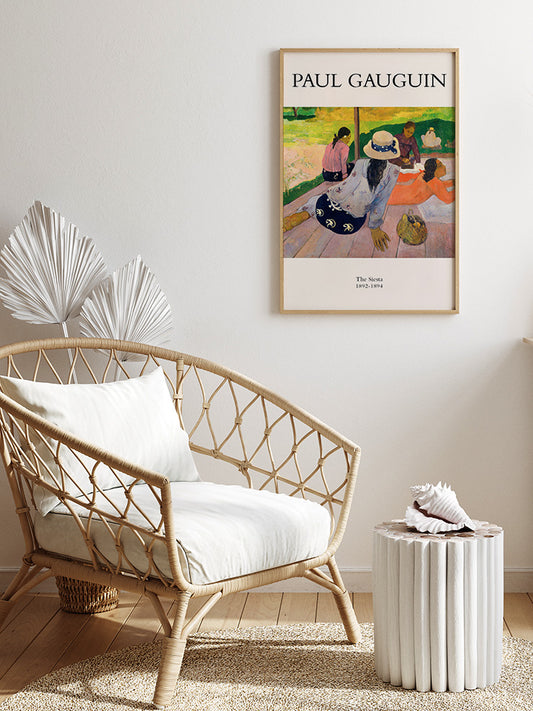 Paul Gauguin The Siesta - Fine Art Poster