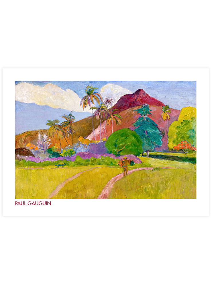 Paul Gauguin Tahitian Landscape - Art Print