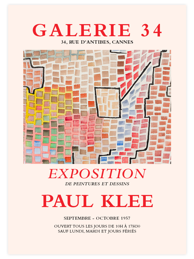 Paul Klee Afiş N12 - Art Print Ürün ana görseli