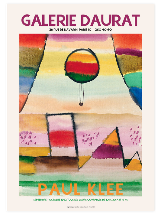 Paul Klee Afiş N14 Poster - Giclée Baskı