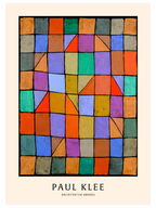 Klee Architecture in the Evening - Art Print