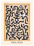 Paul Klee Comedians Handbill - Art Print