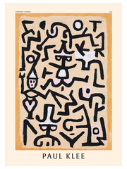 Paul Klee Comedians Handbill Poster - Giclée Baskı