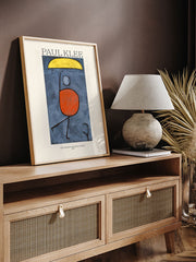 Paul Klee With An Umbrella - Fine Art Poster