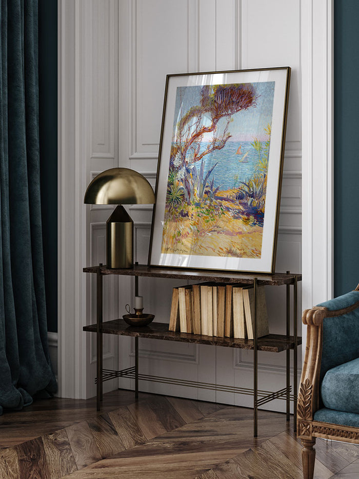 Paysage Méditerranéen - Art Print  Poster