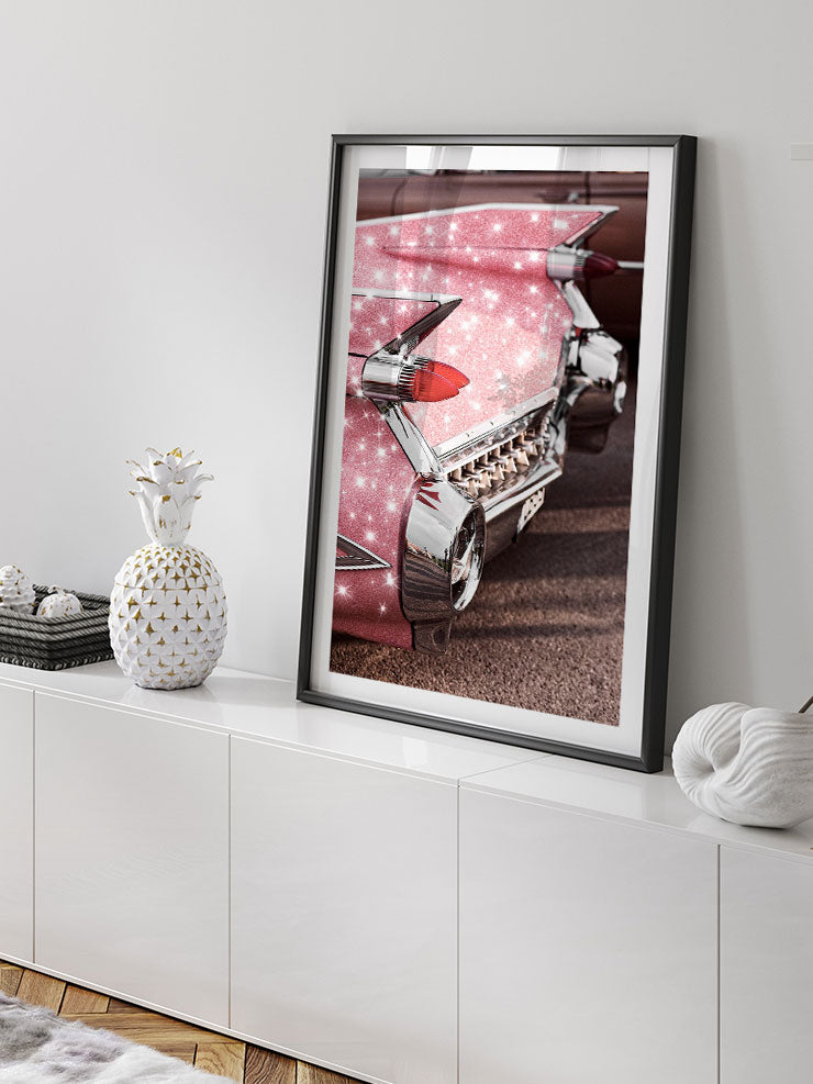 Bright Cadillac - Art Print  Poster