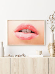Pink Lips - Fine Art Poster