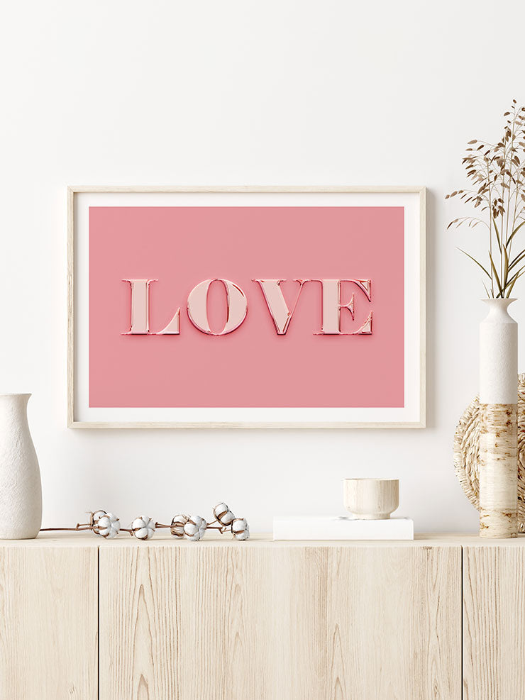 Chic Love - Art Print  Poster