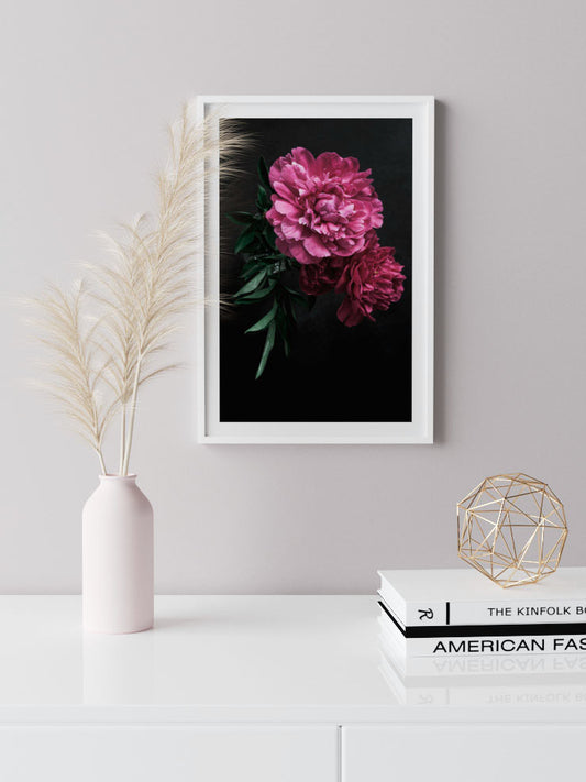 Peony Çiçeği - Art Print