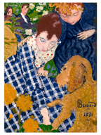 Pierre Bonnard Woman with Dog - Art Print
