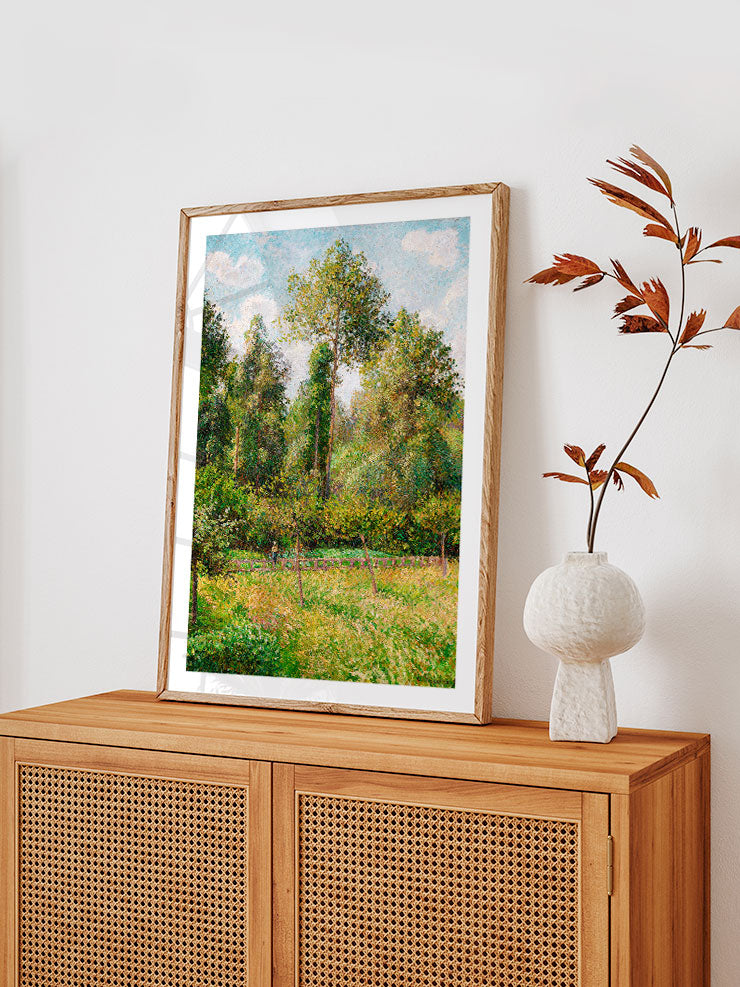 Camille Pissarro Kavaklar - Art Print  Poster