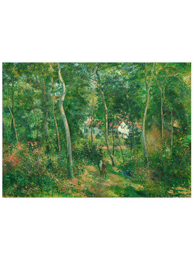 Pissarro Edge of the Woods - Art Print Ürün ana görseli