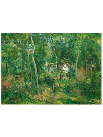 Pissarro Edge of the Woods - Art Print