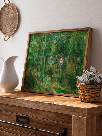 Pissarro Edge of the Woods - Art Print