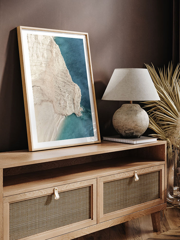 Quiet Beach - Art Print  Poster