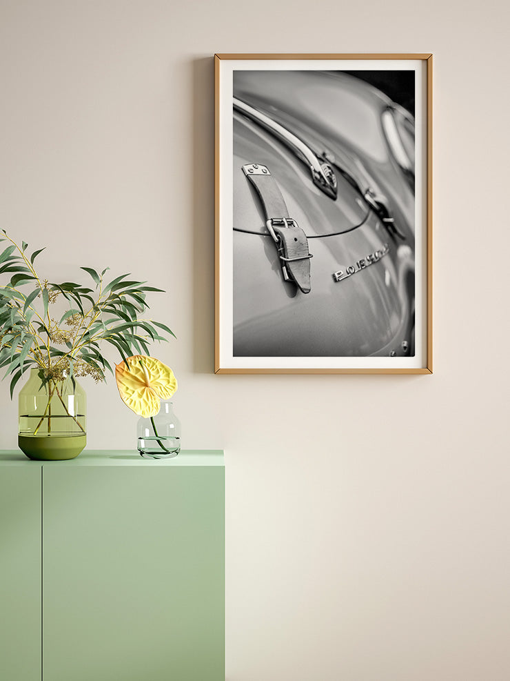 Vintage Porsche - Art Print Ürün ikincil görseli