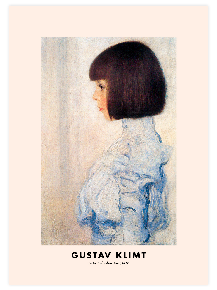 Gustav Klimt Portrait of Helene Klimt - Art Print