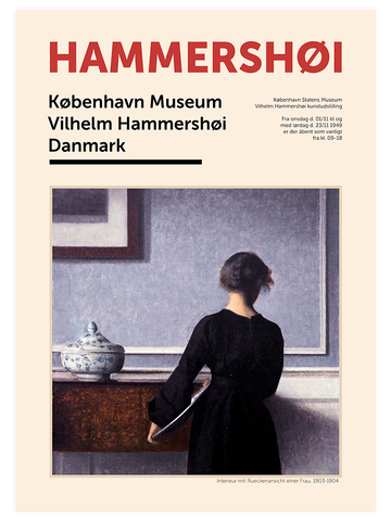 Hammershoi Afiş - Art Print