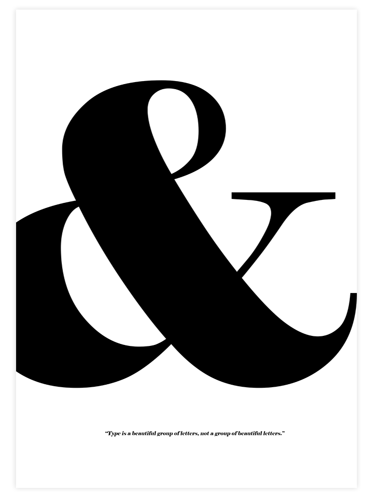 & İşareti - Art Print