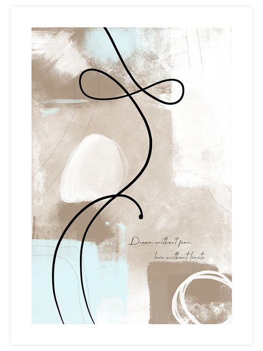Abstract Lines N7 - Fine Art Poster