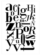 Alfabe - Art Print