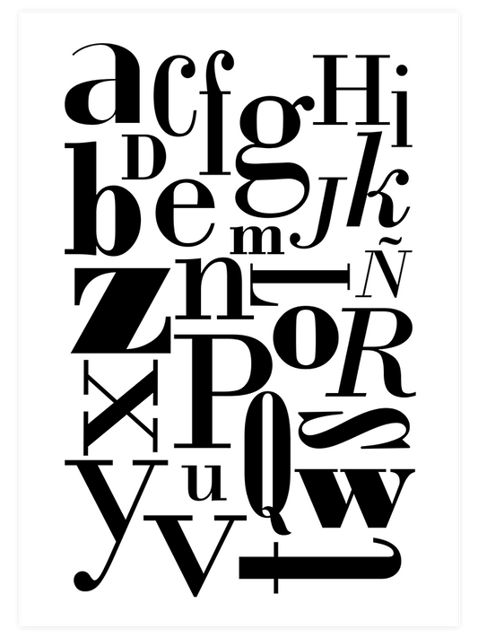Alfabe - Art Print