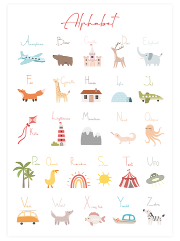 Alphabet - Art Print